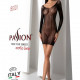 Напівпрозора мінісукня Passion BS101 One Size, black, рукави-мітенки Напівпрозора мінісукня Passion BS101 One Size, black, рукави-мітенки