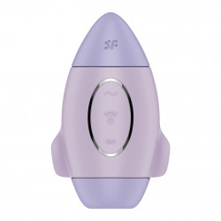 Вакуумний стимулятор з вібрацією Satisfyer Mission Control Violet, 2 незалежні мотори