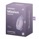 Вакуумний стимулятор з вібрацією Satisfyer Mission Control Violet, 2 незалежні мотори Вакуумний стимулятор з вібрацією Satisfyer Mission Control Violet, 2 незалежні мотори