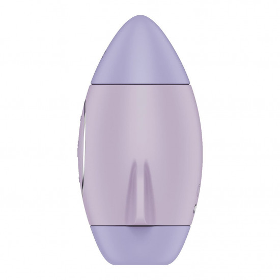 Вакуумний стимулятор з вібрацією Satisfyer Mission Control Violet, 2 незалежні мотори Вакуумний стимулятор з вібрацією Satisfyer Mission Control Violet, 2 незалежні мотори