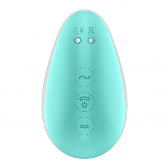 Вакуумний стимулятор з вібрацією Satisfyer Pixie Dust Mint/Pink Вакуумний стимулятор з вібрацією Satisfyer Pixie Dust Mint/Pink