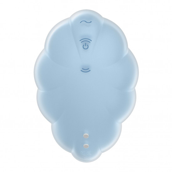 Вакуумний стимулятор з вібрацією Satisfyer Cloud Dancer Blue Вакуумний стимулятор з вібрацією Satisfyer Cloud Dancer Blue