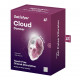 Вакуумний стимулятор з вібрацією Satisfyer Cloud Dancer Red Вакуумний стимулятор з вібрацією Satisfyer Cloud Dancer Red