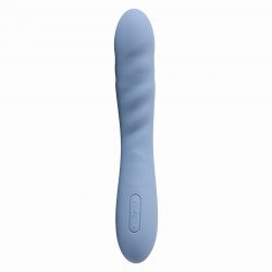 Смарт-вібратор з пульсацією Svakom Ava Neo Cornflower Blue, 15 режимів роботи, водонепроникний