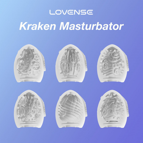 Набір мастурбаторів-яєць Lovense Kraken masturbator egg box, 6 штук, різна текстура Набір мастурбаторів-яєць Lovense Kraken masturbator egg box, 6 штук, різна текстура