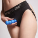 Насадка для страпона Strap-On-Me Dildo Plug Balls Blue Metallic L Насадка для страпона Strap-On-Me Dildo Plug Balls Blue Metallic L
