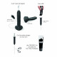 Фалоімітатор, що кінчає Strap-On-Me Squirting Cum Dildo Realistic Black, діам. 3,9 см, силікон Фалоімітатор, що кінчає Strap-On-Me Squirting Cum Dildo Realistic Black, діам. 3,9 см, силікон
