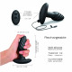 Анальна пробка з вібрацією та перлинним масажем Dorcel Spin Plug, макс. діам. 3,8 см, пульт ДК Анальна пробка з вібрацією та перлинним масажем Dorcel Spin Plug, макс. діам. 3,8 см, пульт ДК