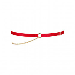 Гартер Obsessive Ingridia garter O/S, червоний