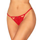 Трусики з доступом Obsessive Ingridia crotchless thong M/L, червоні Трусики з доступом Obsessive Ingridia crotchless thong M/L, червоні