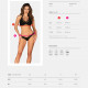 Комплект Obsessive Medilla 2-pcs set M/L Комплект Obsessive Medilla 2-pcs set M/L