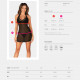 Пеньюар Obsessive Medilla chemise & thong XL/2XL Пеньюар Obsessive Medilla chemise & thong XL/2XL