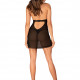 Пеньюар Obsessive Medilla chemise & thong XL/2XL Пеньюар Obsessive Medilla chemise & thong XL/2XL