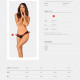 Трусики Obsessive Medilla crotchless thong XS/S Трусики Obsessive Medilla crotchless thong XS/S
