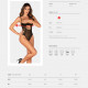 Боді Obsessive Roxelia crotchless teddy XL/2XL Боді Obsessive Roxelia crotchless teddy XL/2XL