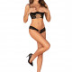 Комплект Obsessive Roxelia 2-pcs crotchless set XL/2XL Комплект Obsessive Roxelia 2-pcs crotchless set XL/2XL