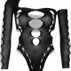 Безшовне боді на одне плече Leg Avenue Seamless thong back bodysuit, One Size, чорне Безшовне боді на одне плече Leg Avenue Seamless thong back bodysuit, One Size, чорне