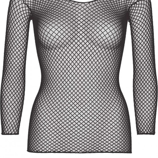 Сітчастий топ Leg Avenue Long Sleeves T-Shiets Black, One Size Сітчастий топ Leg Avenue Long Sleeves T-Shiets Black, One Size