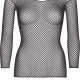 Сітчастий топ Leg Avenue Long Sleeves T-Shiets Black, One Size Сітчастий топ Leg Avenue Long Sleeves T-Shiets Black, One Size