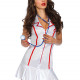 Еротичний костюм медсестри Leg Avenue Head Nurse S/M, сукня, аксесуар на голову, стетоскоп Еротичний костюм медсестри Leg Avenue Head Nurse S/M, сукня, аксесуар на голову, стетоскоп