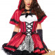 Еротичний костюм Червоної шапочки Leg Avenue Gothic Red Riding Hood S, сукня, накидка Еротичний костюм Червоної шапочки Leg Avenue Gothic Red Riding Hood S, сукня, накидка