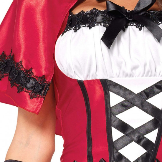 Еротичний костюм Червоної шапочки Leg Avenue Gothic Red Riding Hood M, сукня, накидка Еротичний костюм Червоної шапочки Leg Avenue Gothic Red Riding Hood M, сукня, накидка