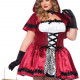 Еротичний костюм Червоної шапочки Leg Avenue Gothic Red Riding Hood 1X–2X, сукня, накидка Еротичний костюм Червоної шапочки Leg Avenue Gothic Red Riding Hood 1X–2X, сукня, накидка