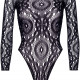 Еротичне боді-бодістокінг Leg Avenue Snap crotch thong back teddy Black M/L Еротичне боді-бодістокінг Leg Avenue Snap crotch thong back teddy Black M/L