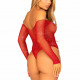Сітчасте боді зі стразами Leg Avenue Crystalized fishnet bodysuit Red One Size Сітчасте боді зі стразами Leg Avenue Crystalized fishnet bodysuit Red One Size