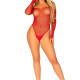 Сітчасте боді зі стразами Leg Avenue Crystalized fishnet bodysuit Red One Size Сітчасте боді зі стразами Leg Avenue Crystalized fishnet bodysuit Red One Size