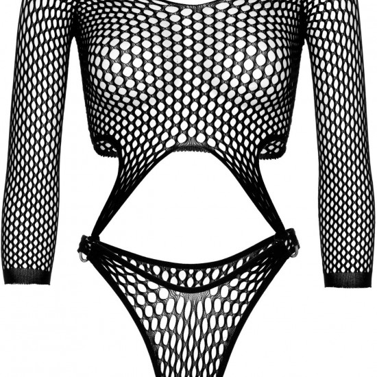 Еротичне боді Leg Avenue Top bodysuit with thong back Black Еротичне боді Leg Avenue Top bodysuit with thong back Black