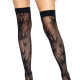 Панчохи з малюнком Leg Avenue 420 Net thigh highs Black Панчохи з малюнком Leg Avenue 420 Net thigh highs Black