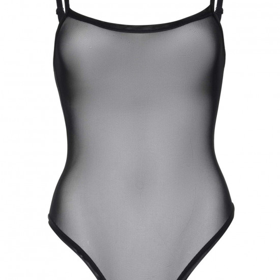 Еротичне боді Leg Avenue Cami bodysuit with thong Black M/L, на бретелях Еротичне боді Leg Avenue Cami bodysuit with thong Black M/L, на бретелях