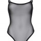 Еротичне боді Leg Avenue Cami bodysuit with thong Black M/L, на бретелях Еротичне боді Leg Avenue Cami bodysuit with thong Black M/L, на бретелях