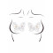 Пестис-метелики з кристалів Leg Avenue Chrysallis nipple sticker, наліпки, світяться у темряві