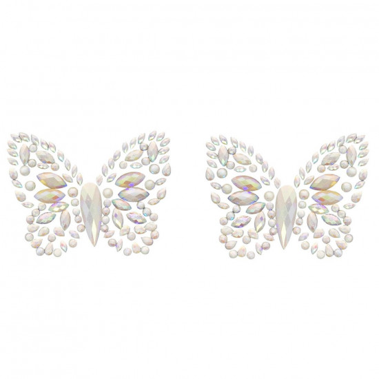 Пестис-метелики з кристалів Leg Avenue Chrysallis nipple sticker, наліпки, світяться у темряві Пестис-метелики з кристалів Leg Avenue Chrysallis nipple sticker, наліпки, світяться у темряві