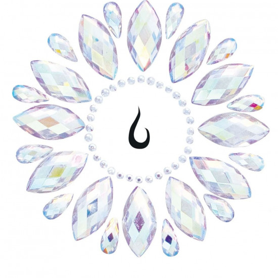 Стрази-прикраси для тіла Leg Avenue Fluer body jewels sticker, наліпки Стрази-прикраси для тіла Leg Avenue Fluer body jewels sticker, наліпки