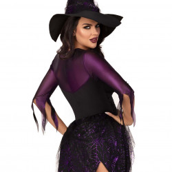 Костюм відьми Leg Avenue Mystical Witch S, сукня, капелюх