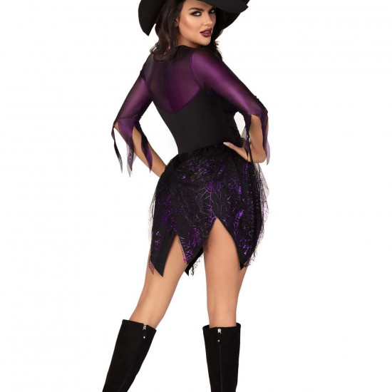 Костюм відьми Leg Avenue Mystical Witch S, сукня, капелюх Костюм відьми Leg Avenue Mystical Witch S, сукня, капелюх