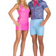 Вінілова мінісукня Leg Avenue Pink vinyl mini dress L, рожева Вінілова мінісукня Leg Avenue Pink vinyl mini dress L, рожева