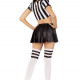 Костюм рефері Leg Avenue Time Out Referee XS, кроп-топ спідниця, свисток Костюм рефері Leg Avenue Time Out Referee XS, кроп-топ спідниця, свисток