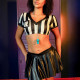 Костюм рефері Leg Avenue Time Out Referee M, кроп-топ спідниця свисток Костюм рефері Leg Avenue Time Out Referee M, кроп-топ спідниця свисток