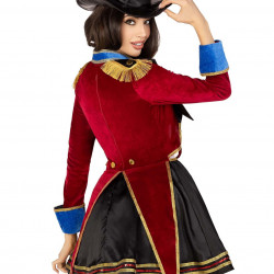 Костюм циркачки Leg Avenue Ringmaster Costume S, сукня, капелюх