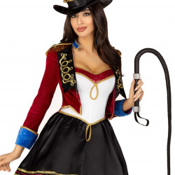 Костюм циркачки Leg Avenue Ringmaster Costume M, сукня, капелюх