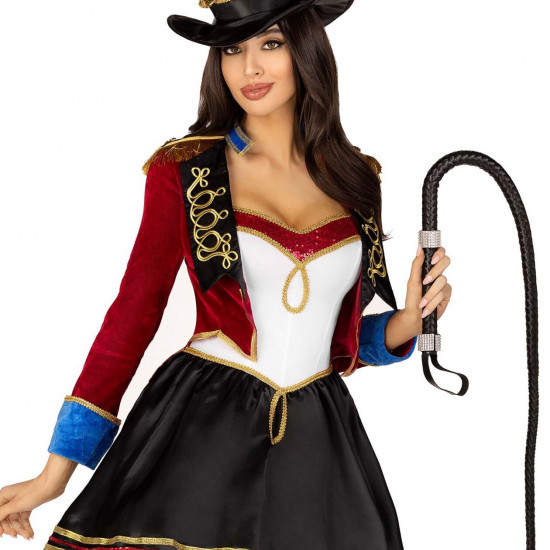 Костюм циркачки Leg Avenue Ringmaster Costume M, сукня, капелюх Костюм циркачки Leg Avenue Ringmaster Costume M, сукня, капелюх