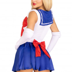 Еротичний костюм Сейлор Мун Leg Avenue Sexy Sailor M, сукня, рукавички, бант