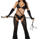 Еротичний костюм кішечки-пані Leg Avenue Mistress Kitty XS, рукавички, комбінезон, маска Еротичний костюм кішечки-пані Leg Avenue Mistress Kitty XS, рукавички, комбінезон, маска