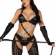 Еротичний костюм кішечки-пані Leg Avenue Mistress Kitty S, рукавички, комбінезон, маска Еротичний костюм кішечки-пані Leg Avenue Mistress Kitty S, рукавички, комбінезон, маска