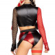 Еротичний костюм Leg Avenue Crime Spree Sweetie Costume XS, топ, шорти Еротичний костюм Leg Avenue Crime Spree Sweetie Costume XS, топ, шорти