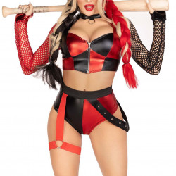 Еротичний костюм Leg Avenue Crime Spree Sweetie Costume M, топ, шорти